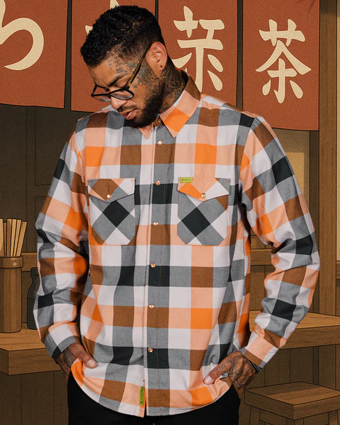 DIXXON MENS SAKE FLANNEL - ASSORTED