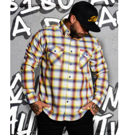DIXXON MENS OUTSIDE THE LINES FLANNEL - ASSORTED