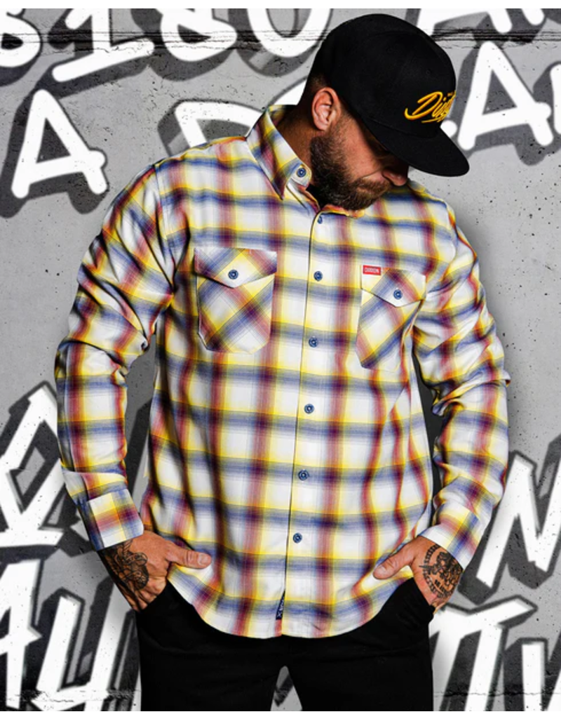 DIXXON MENS OUTSIDE THE LINES FLANNEL (ASSORTED)