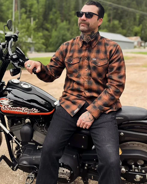 DIXXON MENS STURGIS DEADWOOD FLANNEL - ASSORTED