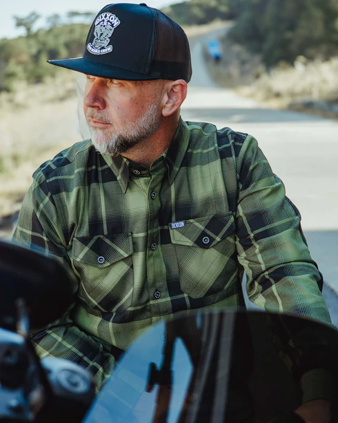 DIXXON MENS STURGIS CRAZY HORSE FLANNEL - ASSORTED
