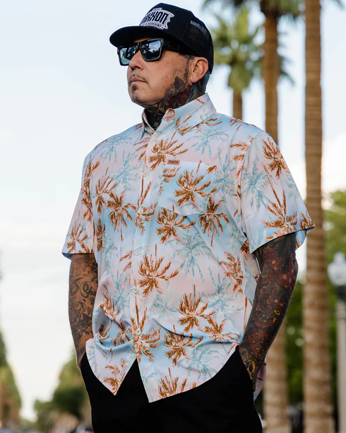 DIXXON MENS GOLDEN HOUR PARTY SHIRT - ASSORTED