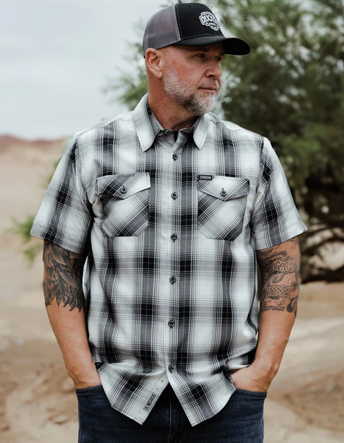 DIXXON MENS SUTHERLAND 5 YEAR S/S BAMBOO SHIRT