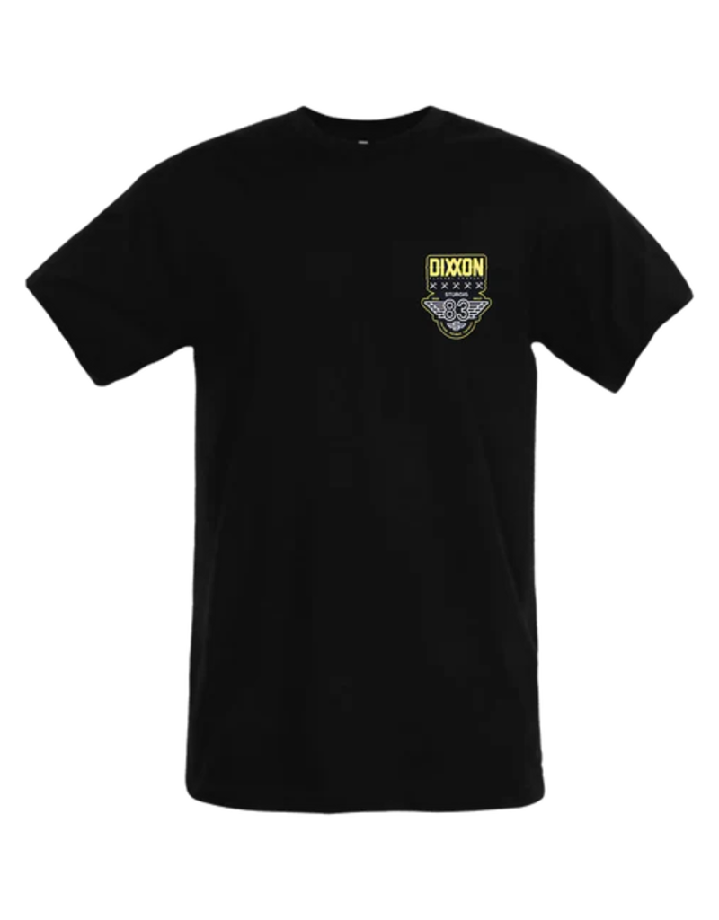 DIXXON STURGIS 83 WINGS TEE (BLACK)