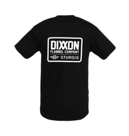 DIXXON STURGIS BADGE TEE - BLACK