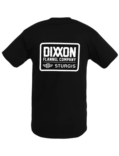 DIXXON STURGIS BADGE TEE - BLACK