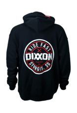 DIXXON STURGIS RIDE FAST CORPO ZIP HOOD (BLACK)