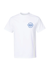 LAST CALL CO. BELONG BADGE T-SHIRT (WHITE)