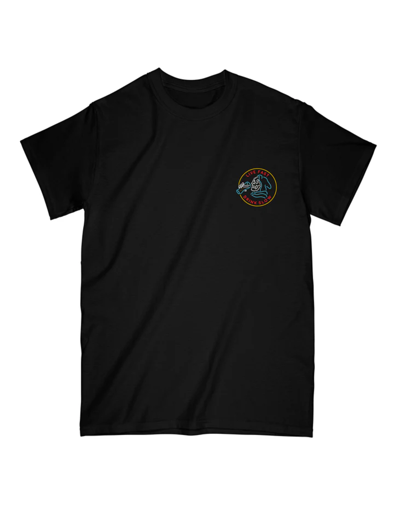 LAST CALL CO. DRINK SLOW T-SHIRT (BLACK)