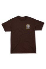 LAST CALL CO. GOOD TIMES BADGE T-SHIRT (CHOCOLATE BROWN)