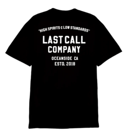 LAST CALL CO. HIGH SPIRITS T-SHIRT - BLACK