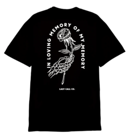 LAST CALL CO. IN LOVING MEMORY T-SHIRT - BLACK