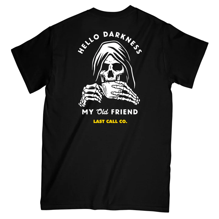 LAST CALL CO. DARKNESS T-SHIRT - BLACK