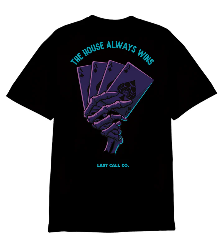 LAST CALL CO. HOUSE T-SHIRT - BLACK