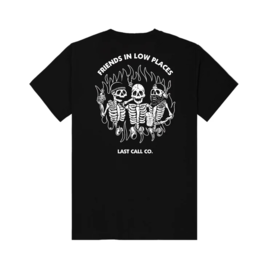 LAST CALL CO. LOW PLACES T-SHIRT - BLACK