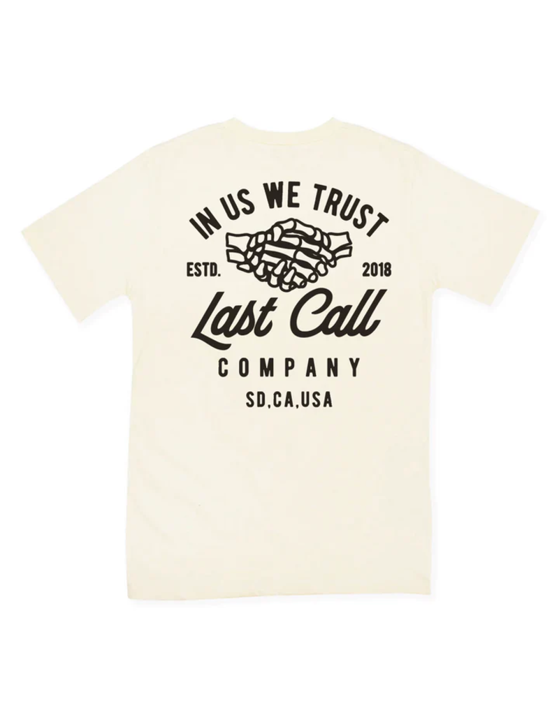 LAST CALL CO. TRUST BADGE T-SHIRT (NATURAL)