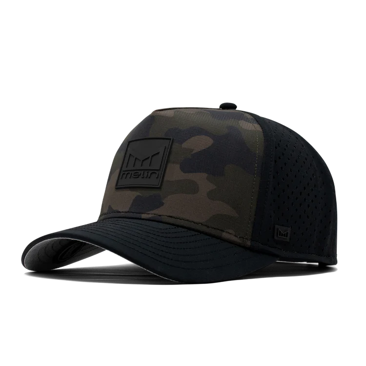 MELIN ODYSEA STACKED HYDRO HAT - OLIVE CAMO
