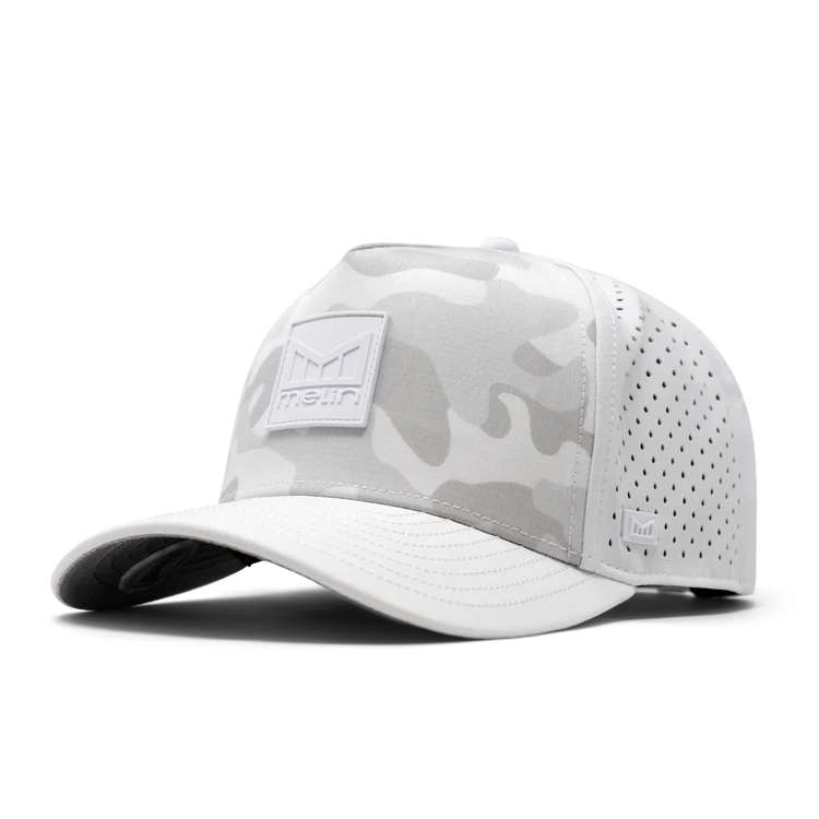 MELIN ODYSEA STACKED HYDRO HAT - SNOW CAMO