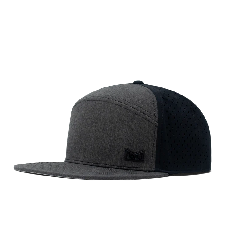 MELIN TRENCHES ICON HYDRO HAT - HEATHER CHARCOAL/BLACK