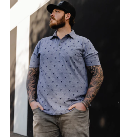 DIXXON MENS HEATHERED BLUE TOLLESON PREMIUM POLO - ASSORTED