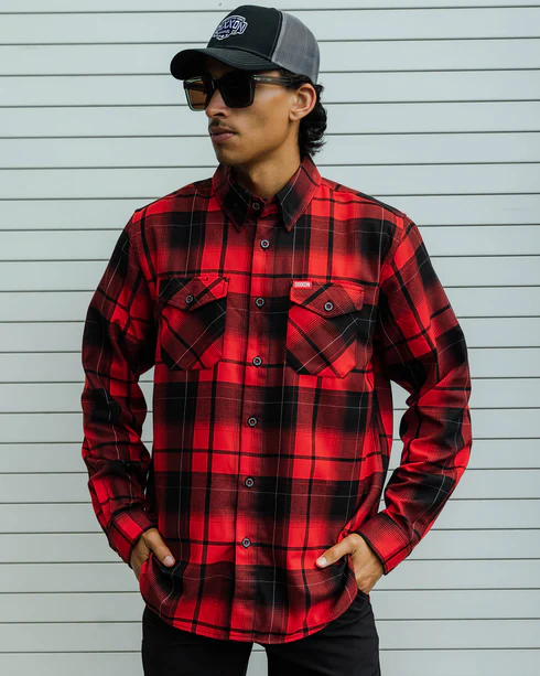 DIXXON MENS TONY STEWART FLANNEL - ASSORTED
