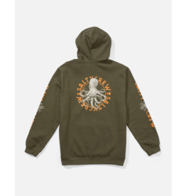 SALTY CREW TENTACLES FLEECE - DUSTY OLIVE