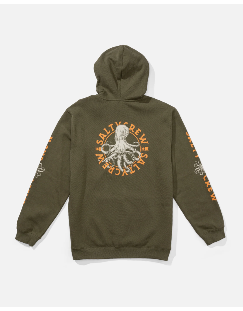 SALTY CREW TENTACLES FLEECE (DUSTY OLIVE)
