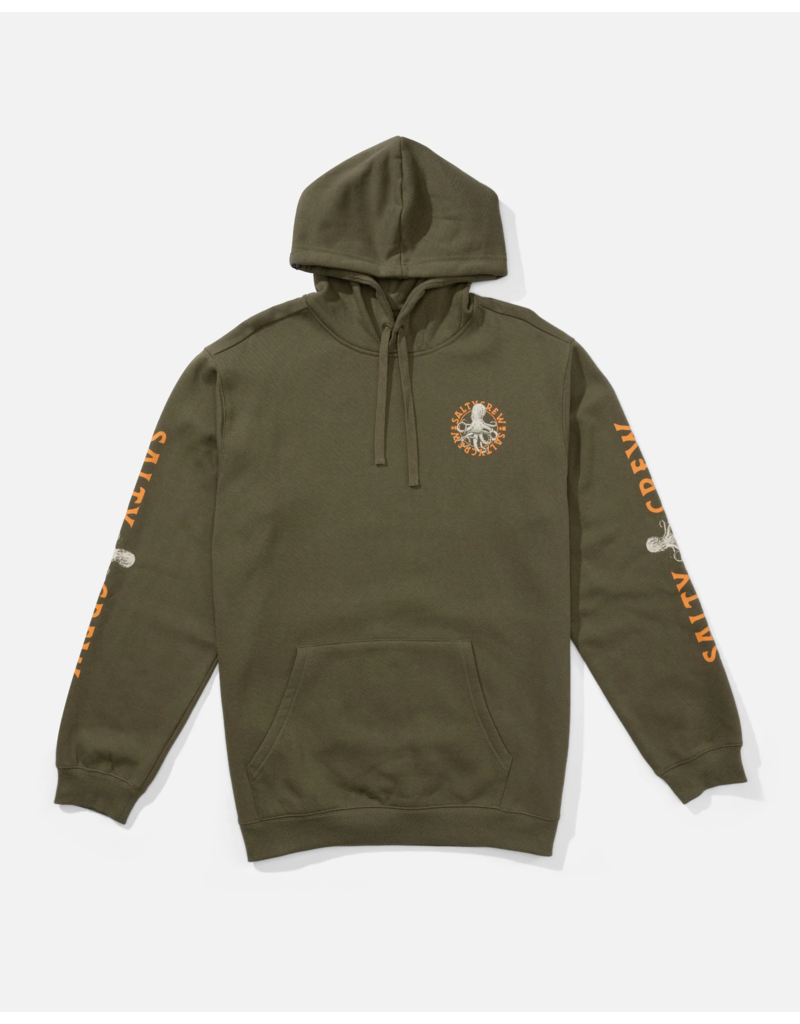 SALTY CREW TENTACLES FLEECE (DUSTY OLIVE)