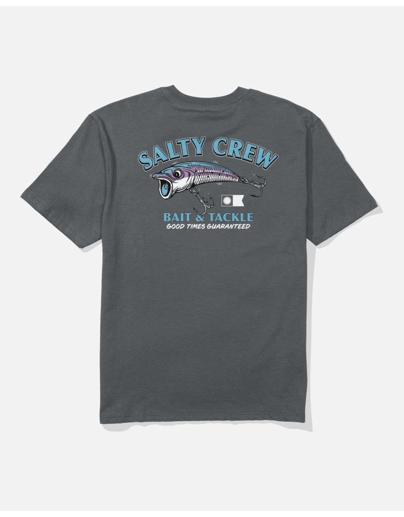SALTY CREW SNAG IT CLASSIC S/S TEE (CHARCOAL)