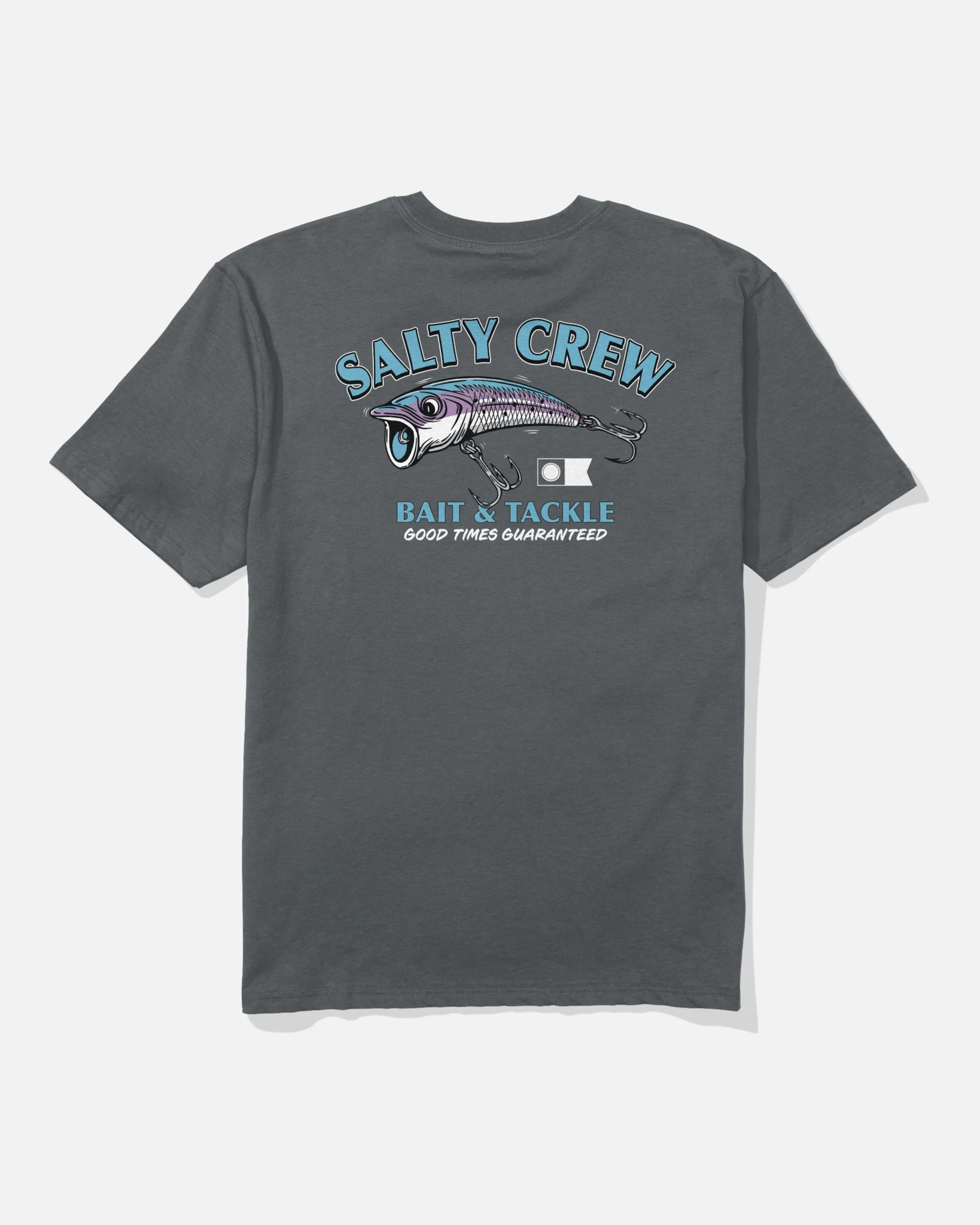 SALTY CREW SNAG IT CLASSIC S/S TEE - CHARCOAL