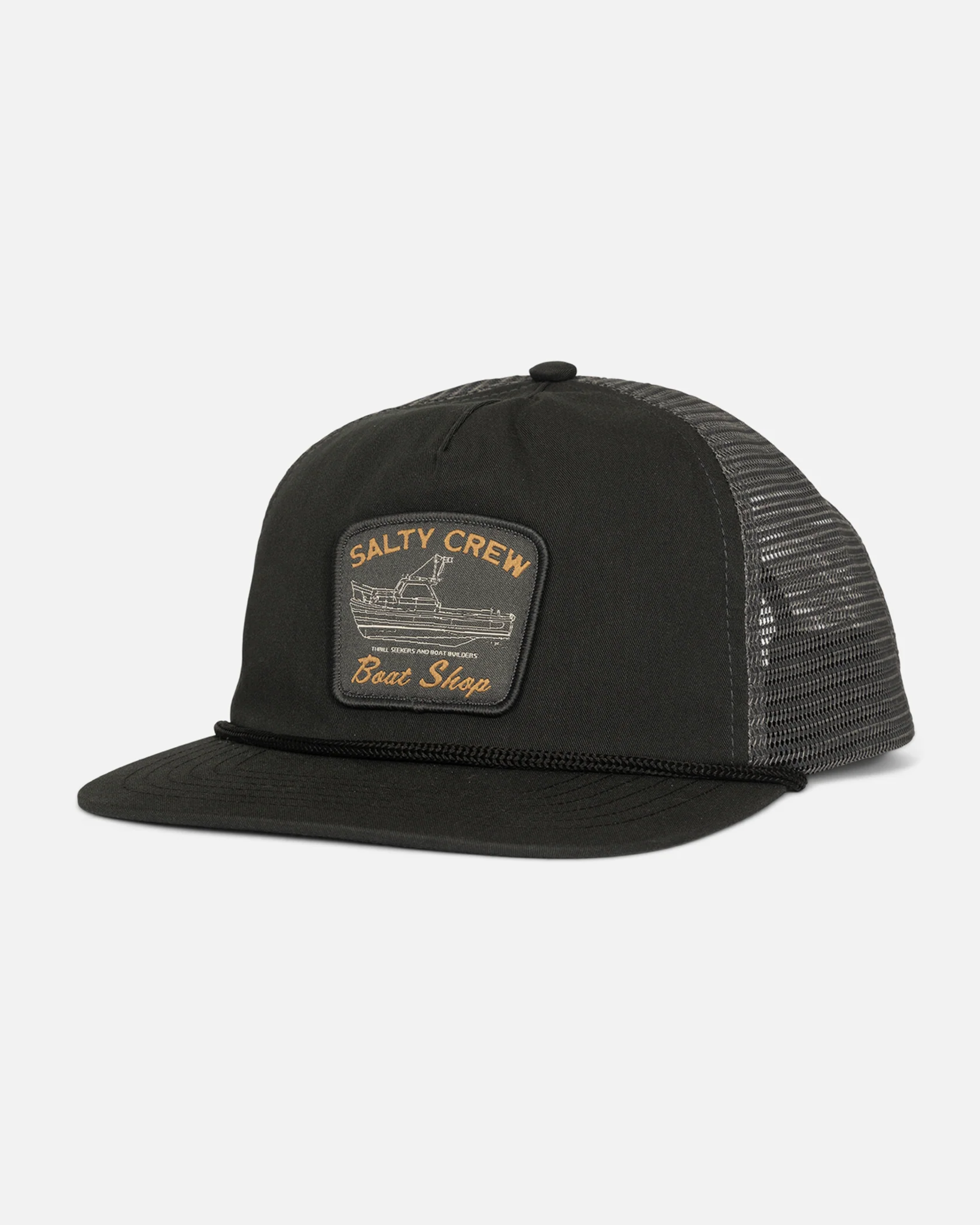 SALTY CREW BOAT SHOP TRUCKER HAT - PHANTOM CHARCOAL