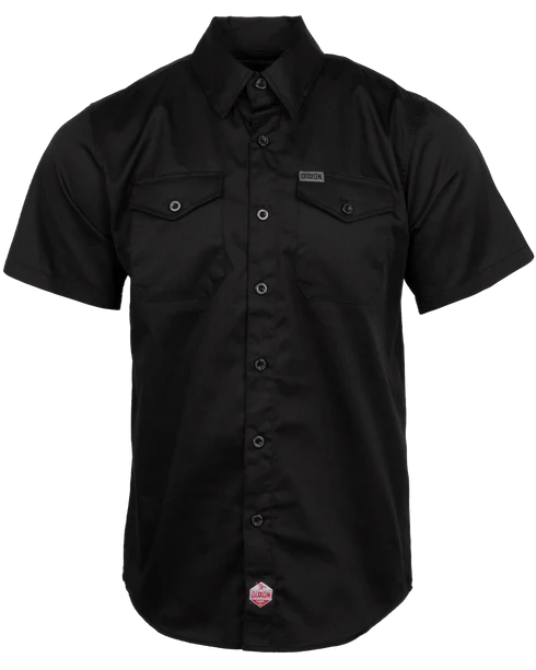 DIXXON MENS WORKFORCE S/S SHIRT - BLACK