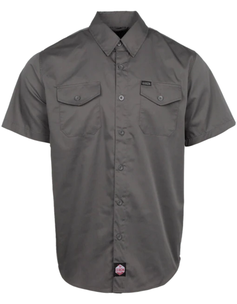 DIXXON MENS WORKFORCE S/S SHIRT (CHARCOAL)