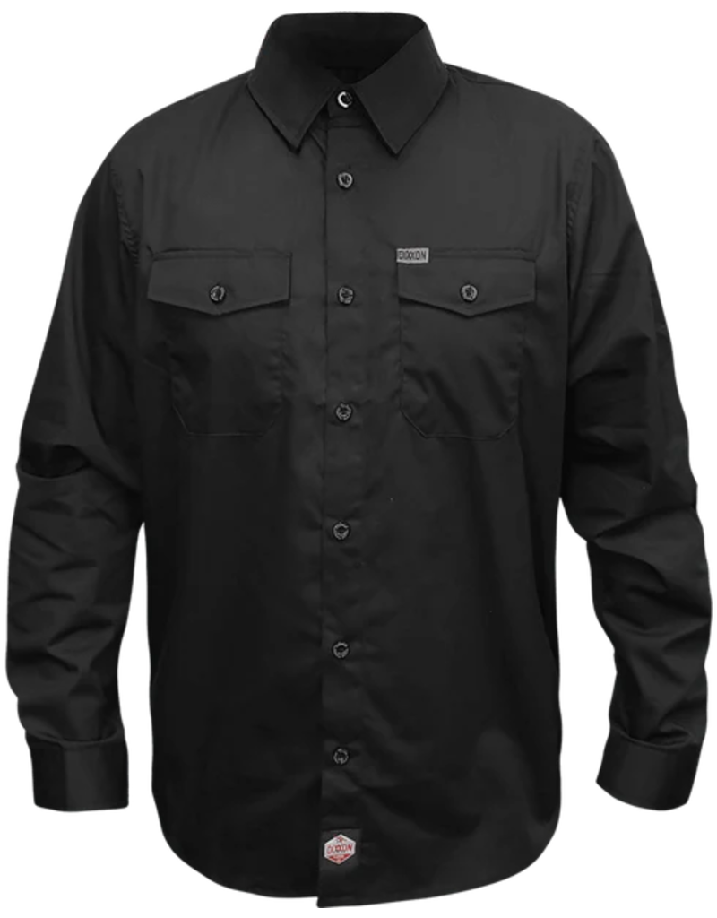 DIXXON MENS WORKFORCE L/S SHIRT (BLACK)