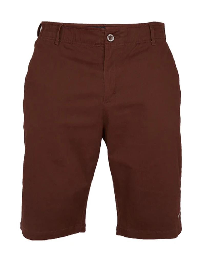 DIXXON MENS CHINO SHORTS (BROWN)