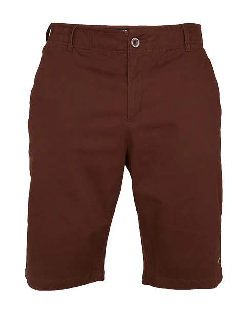 DIXXON MENS CHINO SHORTS - BROWN