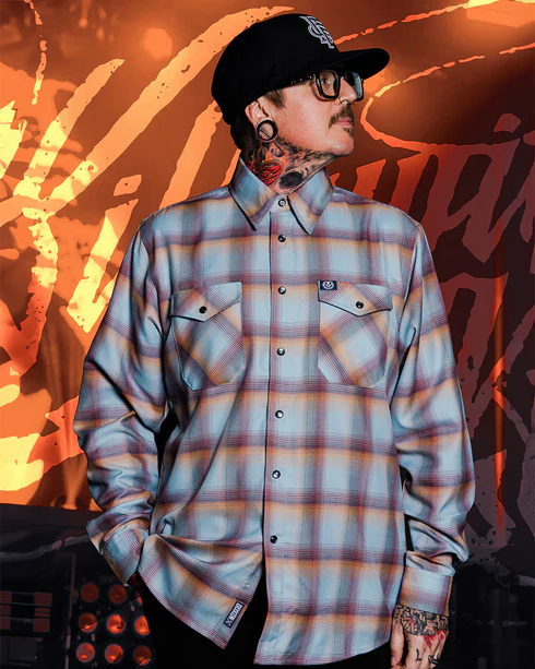 DIXXON MENS KILLSWITCH ENGAGE FLANNEL - ASSORTED