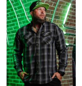 DIXXON MENS THE OOZE L/S BAMBOO SHIRT - ASSORTED