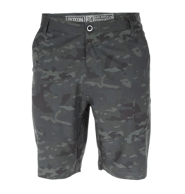 DIXXON MENS HYBRID SHORTS - BLACK CAMO