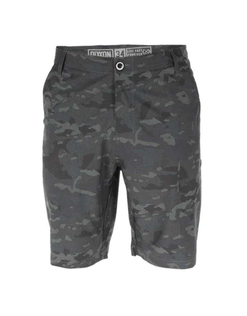 DIXXON MENS HYBRID SHORTS (BLACK CAMO)