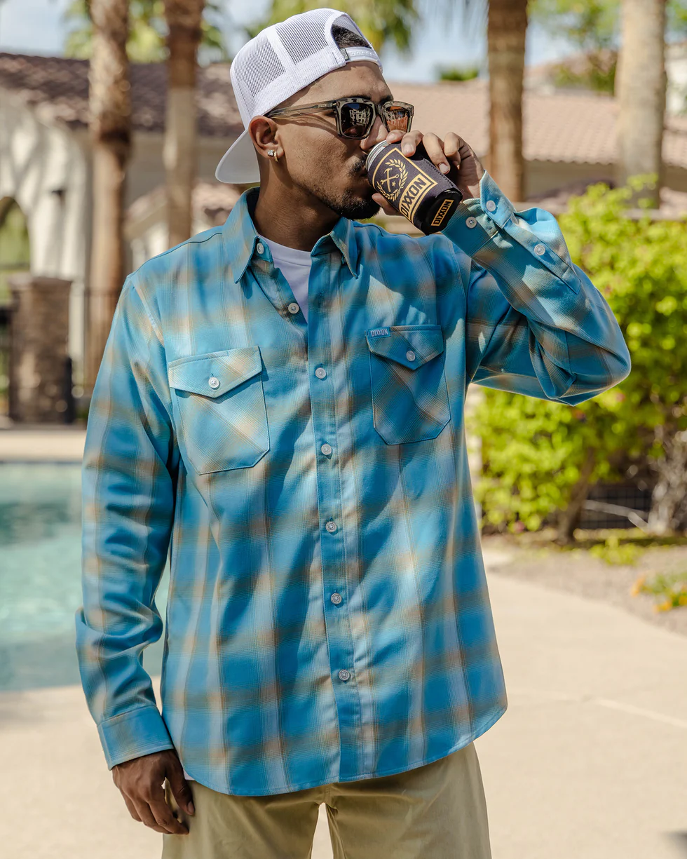 DIXXON MENS A COLD ONE FLANNEL - ASSORTED