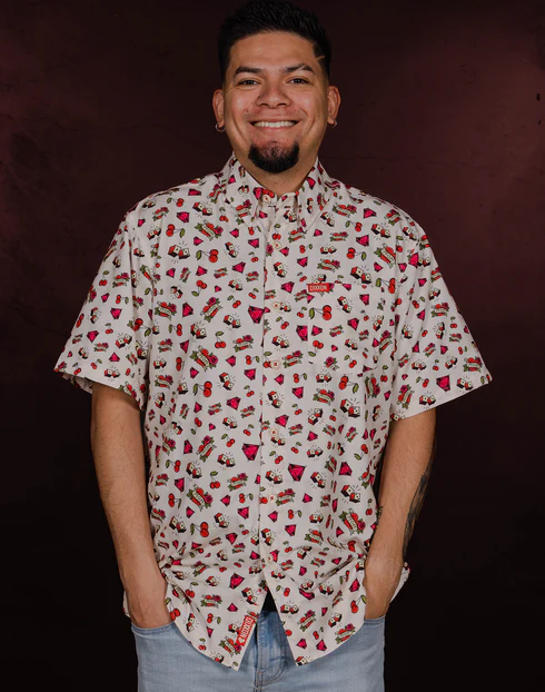 DIXXON MENS MAMAS BOY S/S PARTY SHIRT - ASSORTED
