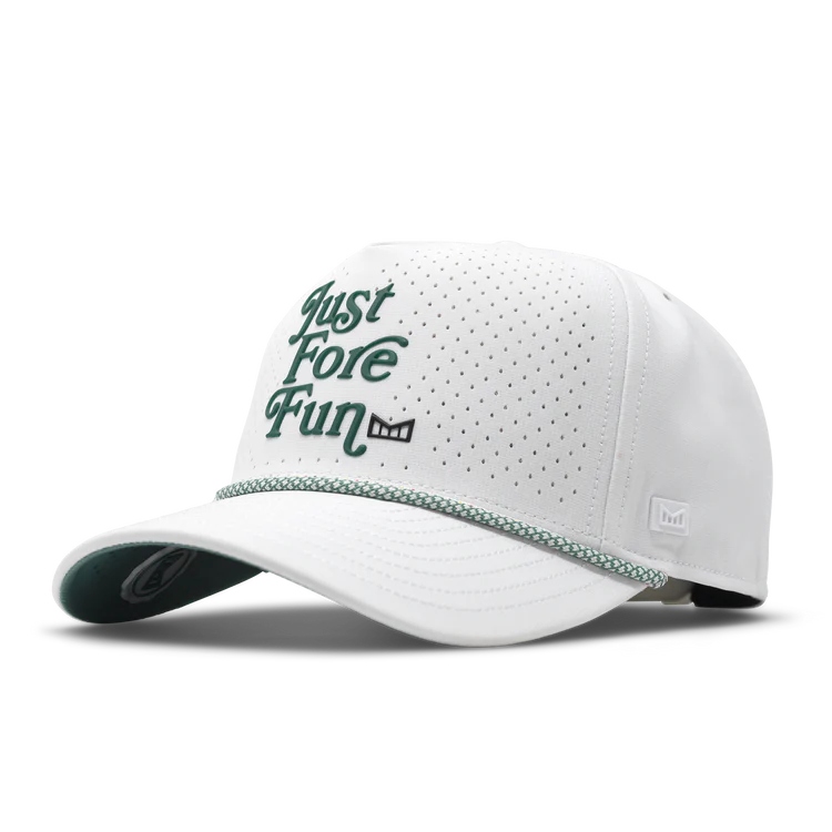 MELIN ODYSEA LINKS HYDRO HAT - WHITE/GREEN