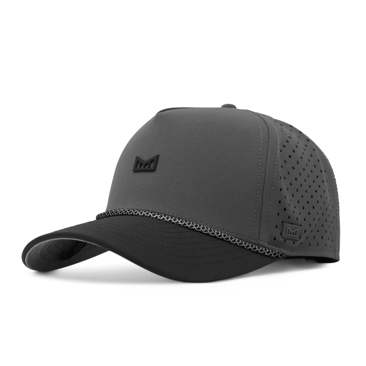 MELIN ODYSEA ROPE BULLS ICON HYDRO HAT - CHARCOAL/BLACK
