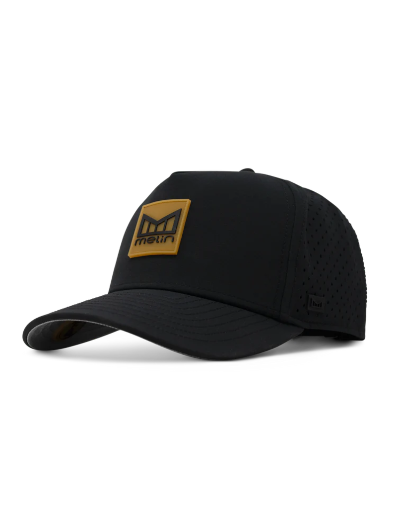 MELIN ODYSEA STACKED HYDRO HAT (BLACK/GUM)