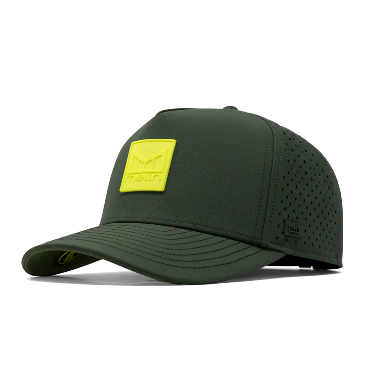 MELIN ODYSEA STACKED HYDRO HAT - KOMBU GREEN