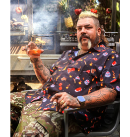 DIXXON MENS DARKSIDE OF THE GRILL S/S PARTY SHIRT - ASSORTED