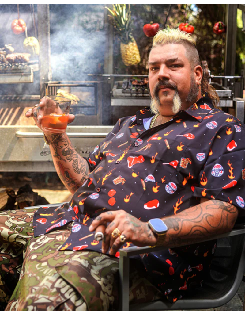 DIXXON MENS DARKSIDE OF THE GRILL S/S PARTY SHIRT (ASSORTED)