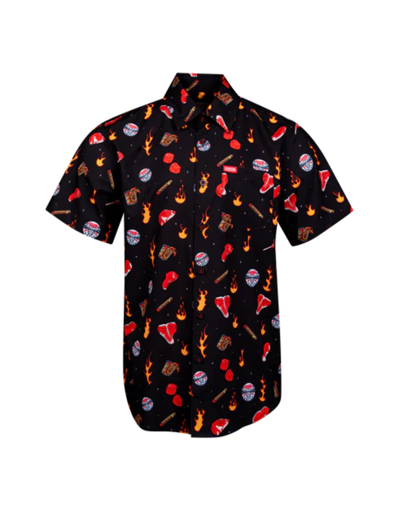 DIXXON MENS DARKSIDE OF THE GRILL S/S PARTY SHIRT (ASSORTED)