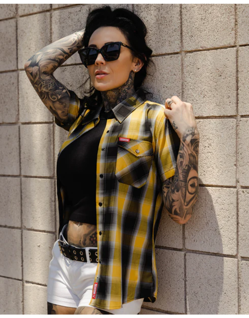 DIXXON WOMENS SENTINEL S/S BAMBOO SHIRT (ASSORTED)